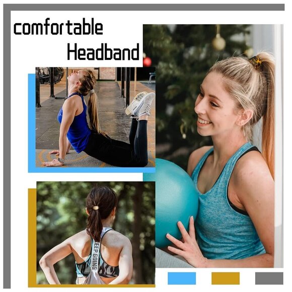 9 Pack Ponytail Hair Cuff Elastic Glitter Rhinestone Metal Women Hair Holders main image 5
